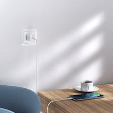 Заредете изображение във визуализатора на галерията – Choetech USB wall charger Type C PD 20W white (Q5004 V4) - TopMag
