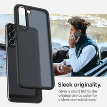 Заредете изображение във визуализатора на галерията – SPIGEN ULTRA HYBRID GALAXY S22 FROST BLACK - TopMag
