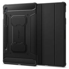 Заредете изображение във визуализатора на галерията – Spigen Rugged Armor Pro case for Samsung Galaxy Tab S9 FE 10.9'' X510 / X516B - black
