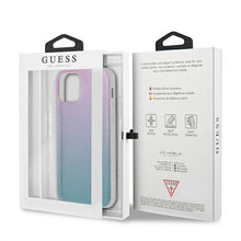 Заредете изображение във визуализатора на галерията – Guess GUHCP12L3D4GGBP iPhone 12 Pro Max 6,7" niebiesko-różowy/blue&amp;pink hardcase 4G 3D Pattern Collection
