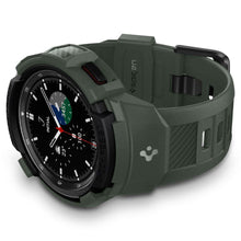 Заредете изображение във визуализатора на галерията – SPIGEN RUGGED ARMOR "PRO" GALAXY Watch 4 CLASSIC 46 MM MILITARY GREEN - TopMag

