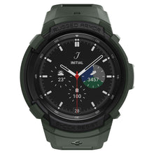 Заредете изображение във визуализатора на галерията – SPIGEN RUGGED ARMOR "PRO" GALAXY Watch 4 CLASSIC 46 MM MILITARY GREEN - TopMag
