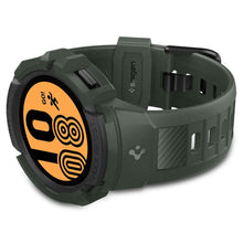 Заредете изображение във визуализатора на галерията – SPIGEN RUGGED ARMOR "PRO" GALAXY Watch 4 44 MM MILITARY GREEN - TopMag
