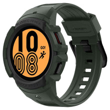 Заредете изображение във визуализатора на галерията – SPIGEN RUGGED ARMOR "PRO" GALAXY Watch 4 44 MM MILITARY GREEN - TopMag
