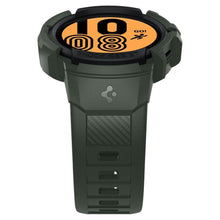 Заредете изображение във визуализатора на галерията – SPIGEN RUGGED ARMOR "PRO" GALAXY Watch 4 44 MM MILITARY GREEN - TopMag
