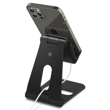 Заредете изображение във визуализатора на галерията – SPIGEN S311 UNIVERSAL STAND HOLDER SMARTPHONE &amp; TABLET BLACK - TopMag
