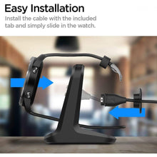 Заредете изображение във визуализатора на галерията – SPIGEN S390 GARMIN Watch STAND BLACK
