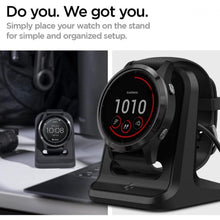 Заредете изображение във визуализатора на галерията – SPIGEN S390 GARMIN Watch STAND BLACK
