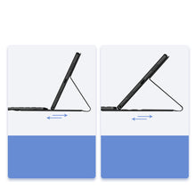 Заредете изображение във визуализатора на галерията – Dux Ducis Touchpad Keyboard Case Tablet Case Wireless Bluetooth Keyboard Samsung Galaxy Tab A8 10.5 '' 2021 Black - TopMag
