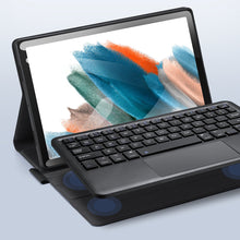 Заредете изображение във визуализатора на галерията – Dux Ducis Touchpad Keyboard Case Tablet Case Wireless Bluetooth Keyboard Samsung Galaxy Tab A8 10.5 '' 2021 Black - TopMag
