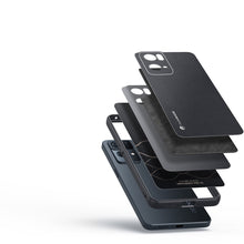 Заредете изображение във визуализатора на галерията – Dux Ducis Fino case cover covered with nylon material Oppo Reno7 Pro 5G black - TopMag
