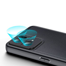 Заредете изображение във визуализатора на галерията – Dux Ducis Fino case cover covered with nylon material Oppo Reno7 Pro 5G black - TopMag
