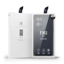 Заредете изображение във визуализатора на галерията – Dux Ducis Fino case cover covered with nylon material Oppo Reno7 Pro 5G black - TopMag
