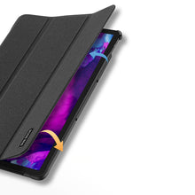 Заредете изображение във визуализатора на галерията – Dux Ducis Domo foldable cover tablet case with Smart Sleep function Lenovo Tab P11 blue - TopMag
