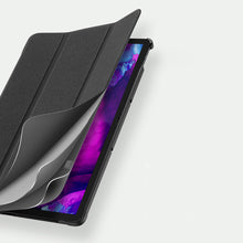 Заредете изображение във визуализатора на галерията – Dux Ducis Domo foldable cover tablet case with Smart Sleep function Lenovo Tab P11 blue - TopMag
