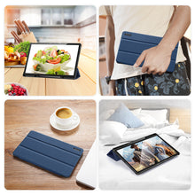 Заредете изображение във визуализатора на галерията – Dux Ducis Domo foldable cover tablet case with Smart Sleep function Lenovo Tab P12 Pro blue - TopMag
