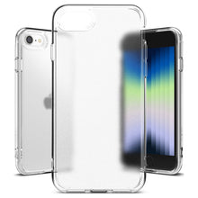 Заредете изображение във визуализатора на галерията – Ringke Fusion Matte Case Cover with Gel Frame for iPhone SE 2022 / SE 2020 / iPhone 8 / iPhone 7 translucent (FM614E52) - TopMag
