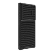 Заредете изображение във визуализатора на галерията – Nillkin Synthetic Fiber S Case for Samsung Galaxy S23 Ultra cover camera cover black
