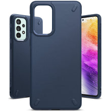 Заредете изображение във визуализатора на галерията – Ringke Onyx durable cover for Samsung Galaxy A73 navy blue - TopMag
