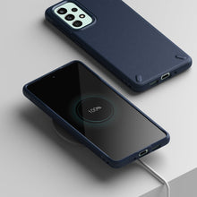 Заредете изображение във визуализатора на галерията – Ringke Onyx durable cover for Samsung Galaxy A73 navy blue - TopMag
