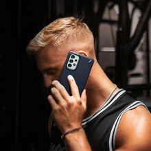 Заредете изображение във визуализатора на галерията – Ringke Onyx durable cover for Samsung Galaxy A73 navy blue - TopMag

