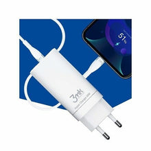 Заредете изображение във визуализатора на галерията – 3MK HyperCharger 65W 2xUSB-C + 1xUSB-A charger GAN, PD + QC - TopMag
