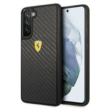 Заредете изображение във визуализатора на галерията – Ferrari FEHCS21FFCAK S21 FE G990 czarny/black hardcase On Track Real Carbon - TopMag
