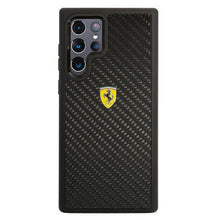 Заредете изображение във визуализатора на галерията – Ferrari FEHCS22LFCAK S22 Ultra S908 czarny/black hardcase On Track Real Carbon - TopMag
