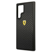 Заредете изображение във визуализатора на галерията – Ferrari FEHCS22LFCAK S22 Ultra S908 czarny/black hardcase On Track Real Carbon - TopMag
