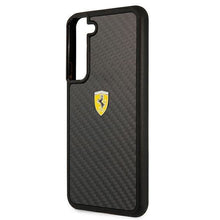 Заредете изображение във визуализатора на галерията – Ferrari FEHCS22MFCAK S22+ S906 czarny/black hardcase On Track Real Carbon - TopMag
