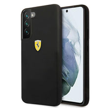 Заредете изображение във визуализатора на галерията – Ferrari FESSIHCS22MBK S22+ S906 czarny/black hardcase On Track Silicone - TopMag
