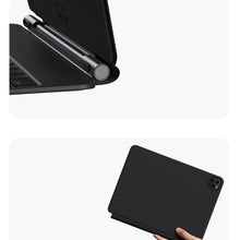 Заредете изображение във визуализатора на галерията – Magnetic case with keyboard for iPad Pro 12.9'' Baseus Brilliance - white
