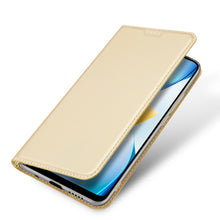 Заредете изображение във визуализатора на галерията – Dux Ducis Skin Pro Case for Xiaomi Poco C40 Flip Card Wallet Stand Gold
