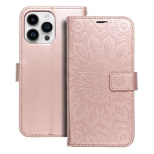 Заредете изображение във визуализатора на галерията – Forcell mezzo book case for iphone 14 pro max ( 6.7 ) mandala rose gold - TopMag
