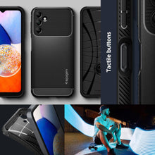 Заредете изображение във визуализатора на галерията – Spigen RUGGED ARMOR GALAXY A14 5G MATTE BLACK
