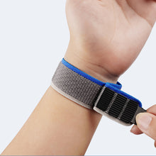 Заредете изображение във визуализатора на галерията – Velcro Sports Strap for Apple Watch 8 / 7 / 6 / SE / 5 / 4 / 3 / 2 / 1 (38, 40, 41 mm) Dux Ducis Strap YJ Version - Blue Gray
