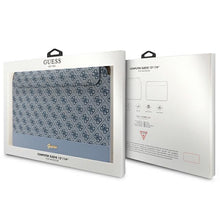 Заредете изображение във визуализатора на галерията – Original GUESS Laptop Sleeve 4G Stripe Metal Logo GUCS14PS4SGB 14 inches blue
