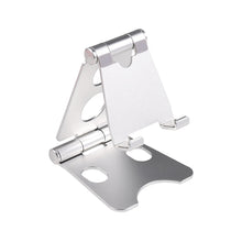 Заредете изображение във визуализатора на галерията – Desktop holder, stand for phone, tablet Type 3 silver
