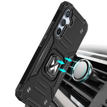 Заредете изображение във визуализатора на галерията – Wozinsky Ring Armor case for Samsung Galaxy A34 5G armored cover magnetic holder ring black
