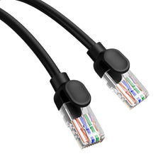 Заредете изображение във визуализатора на галерията – Baseus High Speed ​​Cat 5 RJ-45 Ethernet cable 1000Mb/s 1m round - black
