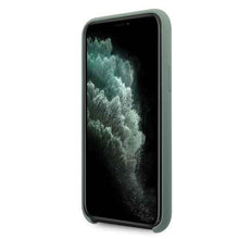 Заредете изображение във визуализатора на галерията – Guess GUHCN58LS4GKA iPhone 11 Pro khaki hard case Silicone 4G Tone On Tone
