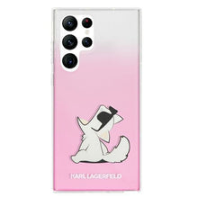 Заредете изображение във визуализатора на галерията – Karl Lagerfeld KLHCS22LCFNRCPI S22 Ultra S908 hardcase różowy/pink Choupette Eat - TopMag
