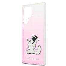 Заредете изображение във визуализатора на галерията – Karl Lagerfeld KLHCS22LCFNRCPI S22 Ultra S908 hardcase różowy/pink Choupette Eat - TopMag
