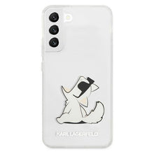 Заредете изображение във визуализатора на галерията – Karl Lagerfeld KLHCS22MCFNRC S22+ S906 hardcase transparent Choupette Eat - TopMag
