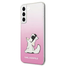 Заредете изображение във визуализатора на галерията – Karl Lagerfeld KLHCS22MCFNRCPI S22+ S906 hardcase różowy/pink Choupette Eat - TopMag
