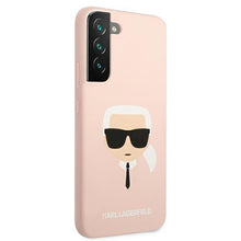 Заредете изображение във визуализатора на галерията – Karl Lagerfeld KLHCS22SSLKHPI S22 S901 rożowy/pink hardcase Silicone Karl`s Head - TopMag

