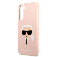 Заредете изображение във визуализатора на галерията – Karl Lagerfeld KLHCS22SSLKHPI S22 S901 rożowy/pink hardcase Silicone Karl`s Head - TopMag
