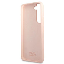 Заредете изображение във визуализатора на галерията – Karl Lagerfeld KLHCS22SSSKCI S22 S901 hardcase jasnoróżowy/light pink Silicone Ikonik Karl &amp; Choupette - TopMag
