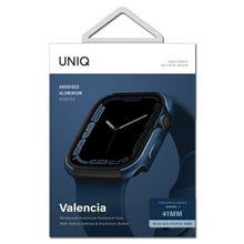 Заредете изображение във визуализатора на галерията – UNIQ etui Valencia Apple Watch Series 4/5/6/7/8/SE 40/41mm. niebieski/cobalt blue - TopMag
