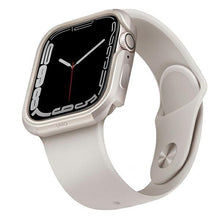 Заредете изображение във визуализатора на галерията – UNIQ etui Valencia Apple Watch Series 4/5/6/7/8/SE 40/41mm. starlight - TopMag
